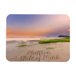 Íman Bluffton Estado Mental Escrito na Areia Praia SC