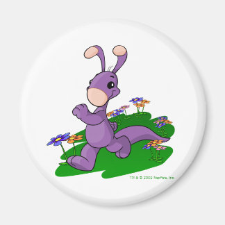Íman Blumaro roxo marchando através de Roo Island