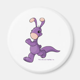 Íman Blumaroo roxo de marcha