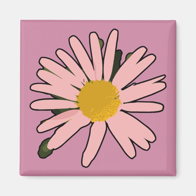 Íman Blume Rosa Blühte (Frente)