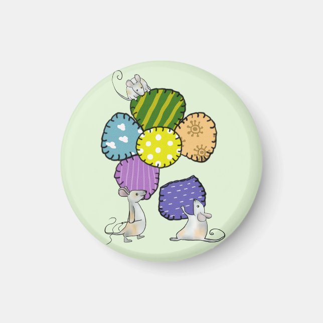 Íman Blüte nähen (Frente)