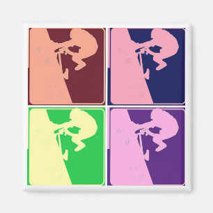 Íman BMX Bike Rider Pop Art