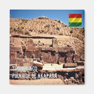 Íman BO - Bolívia - Tiahuanaco - Pirâmide Akapana