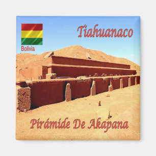 Íman BO - Bolívia - Tiahuanaco - Pirâmide Akapana