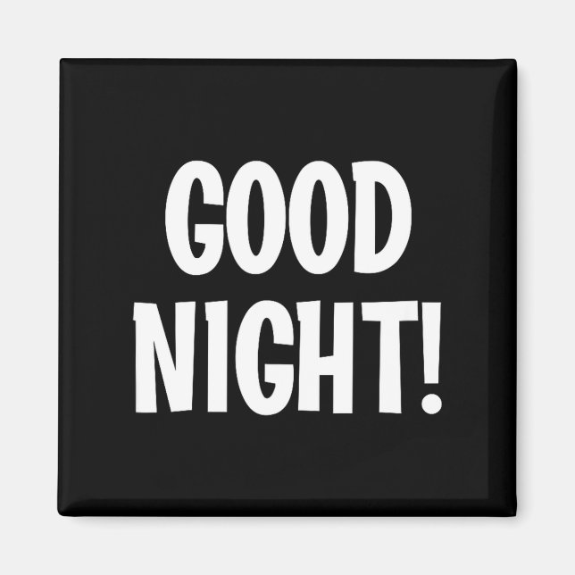 Íman Boa Noite, Divertido, Piadas, Ditos Sarcásticos, F (Frente)