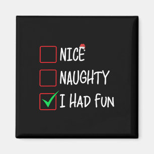 Íman Boa Noite Eu Tive Uma Lista De Natal Divertida Pap