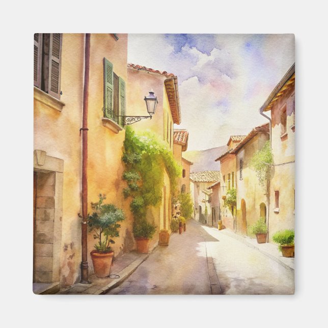 Íman Boa rua em Provence. (Frente)