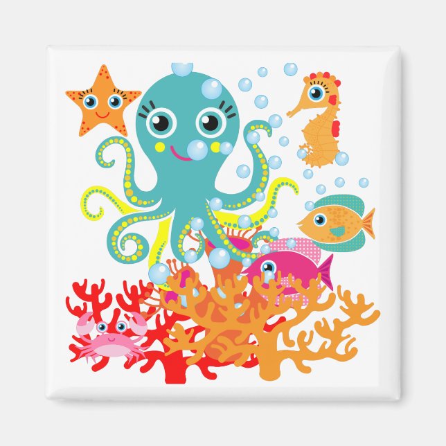 Íman Boa vinda ao oceano (Frente)