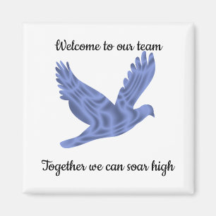 Íman Boa vinda barata do empregado a nossa lembrança d