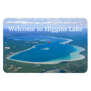 Íman Boa vinda da tipografia ao lago Higgins