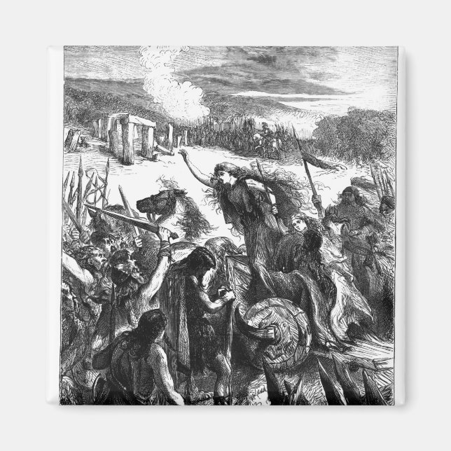 Íman Boadicea Incitando o Iceni contra os Romanos (Frente)