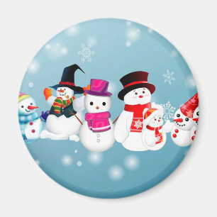 Íman Boas festas bonecos de neve
