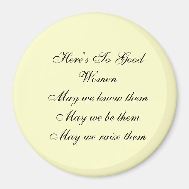 Íman Boas Mulheres (Frente)