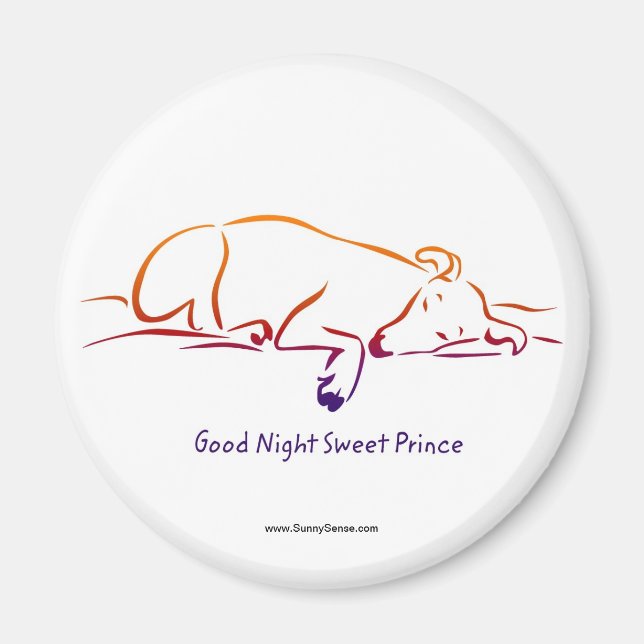 Íman Boas Noites Magnetos Príncipe (Frente)