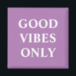 Íman Boas Víblias, lavanda de palavras erguidas brancas<br><div class="desc">Bons Víblios, lavanda branco erguendo palavras ímã</div>