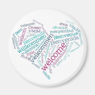 Íman Boas-vindas ao Coração (muitas línguas)