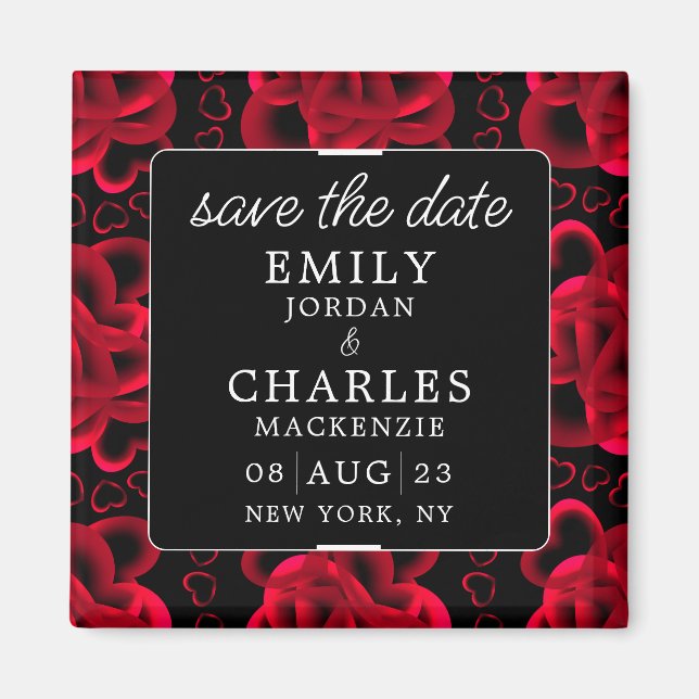 Íman Boas-Vindas Casamento Elegante (Frente)