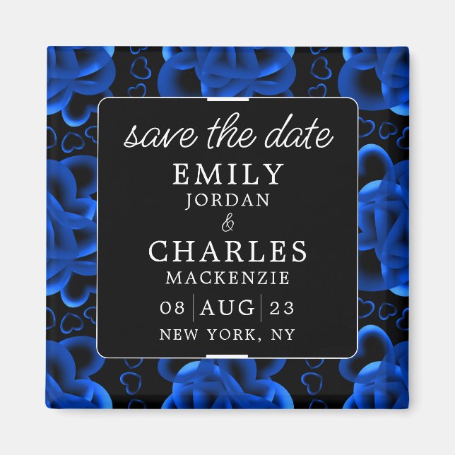 Íman Boas-Vindas Casamento Elegante (Frente)