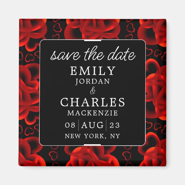 Íman Boas-Vindas Casamento Elegante (Frente)