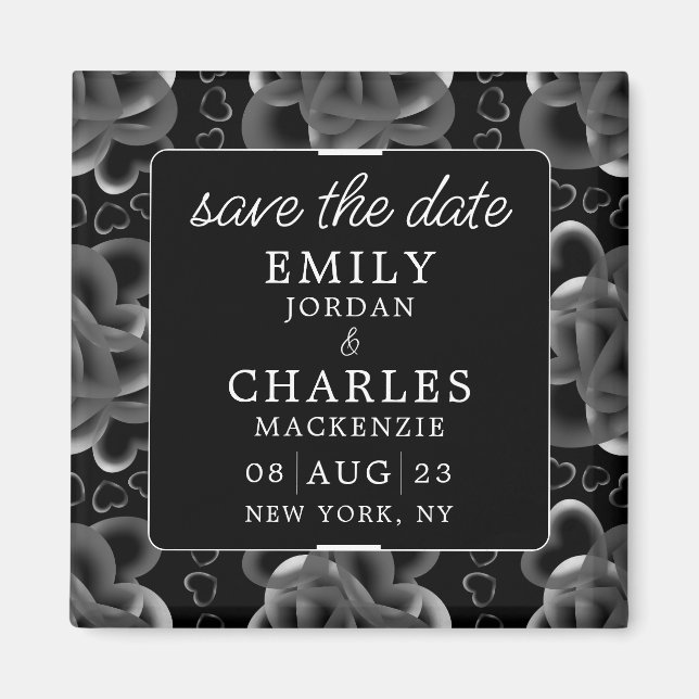 Íman Boas-Vindas Casamento Elegante (Frente)