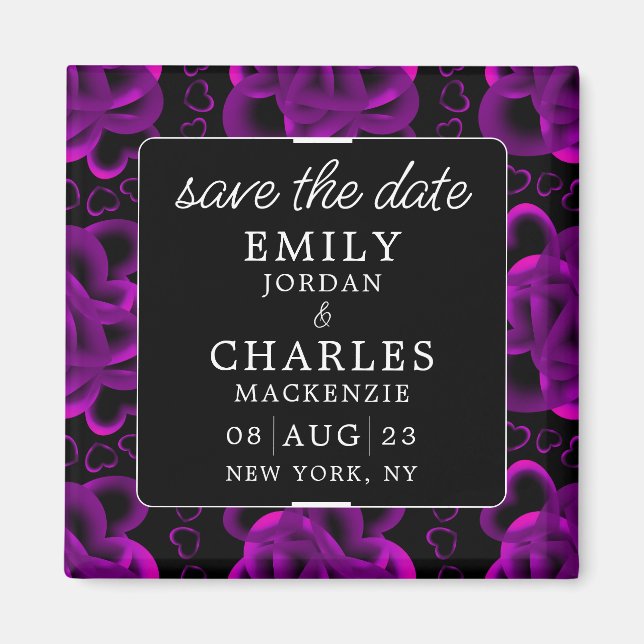 Íman Boas-Vindas Casamento Elegante (Frente)