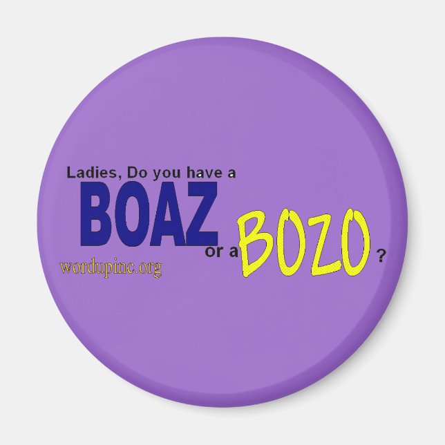 Íman Boaz Magnet (Frente)