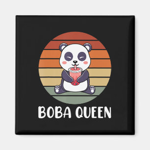 Íman Boba Queen Bubble Tea Japonês Panda Anime Ka