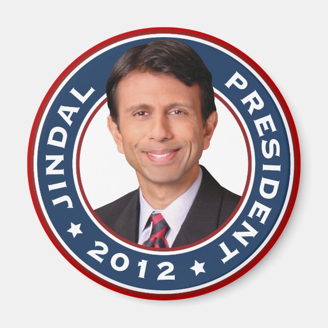 Íman Bobby Jindal para o Presidente 2012 (Frente)