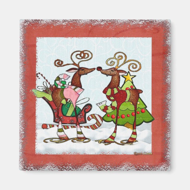 Íman Bobo Whimsey Christmas Mooks (Frente)