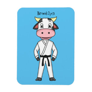 Íman Boca-branca em desenho animado em kung fu