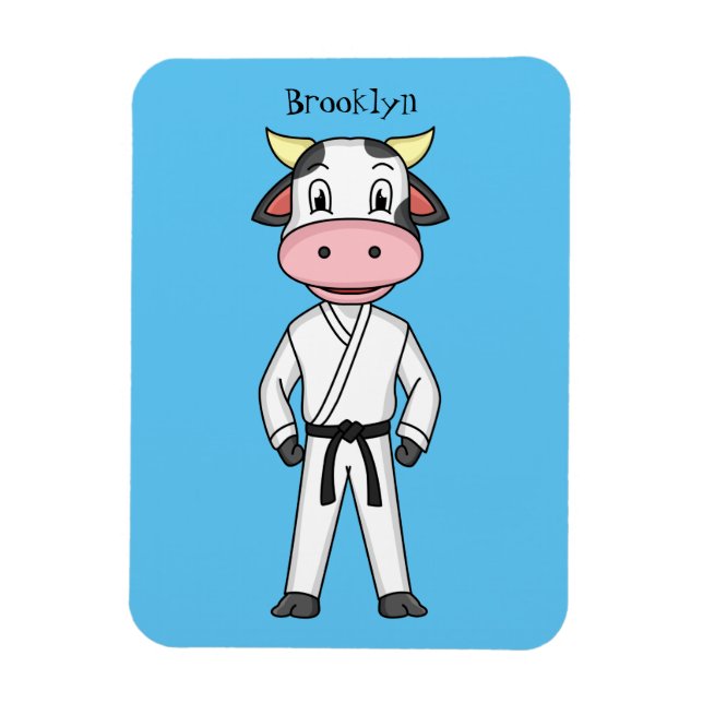 Íman Boca-branca em desenho animado em kung fu (Vertical)