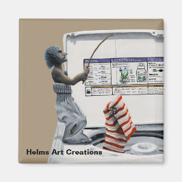 Íman Boca-Cola de pesca criminosa de lagoa de fantasia