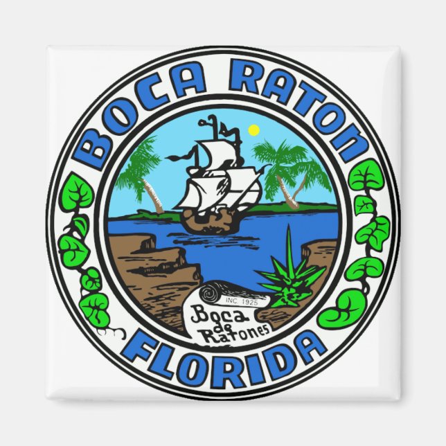 Íman Boca Raton Flórida (Frente)