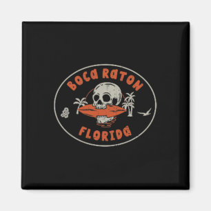 Íman Boca Raton Flórida Fl Surf Vintage Frente à Praia