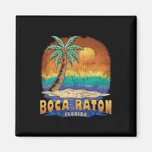 Íman Boca Raton Florida Vintage angustiou Souvenir