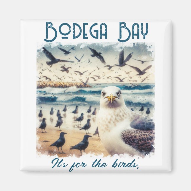 Íman Bodega Bay California Souvenir Gift (Frente)