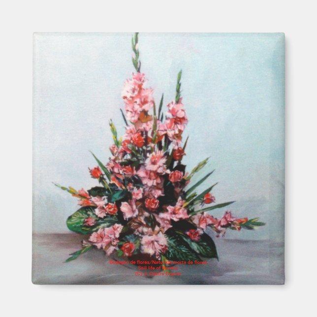 Íman Bodegón de Flores — Vida estática das flores (Frente)
