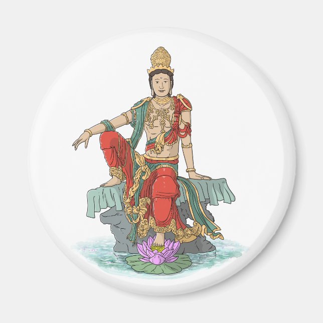 Íman Bodhisattva de ímã compaixão (Frente)