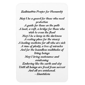 Íman Bodhisattva Prayer for Humanity Magnet