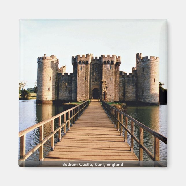 Íman Bodiam Castle, Kent, Inglaterra (Frente)