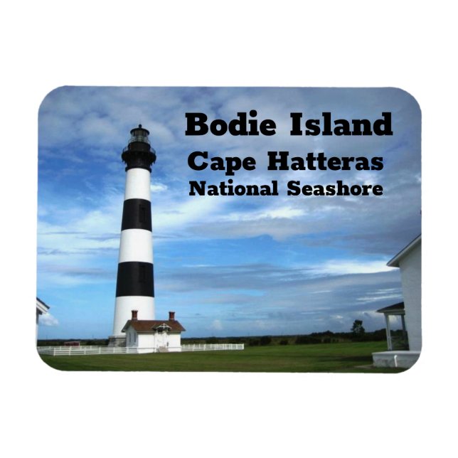 Íman Bodie Island Light, Cape Hatteras, Nat'l Seashore (Horizontal)
