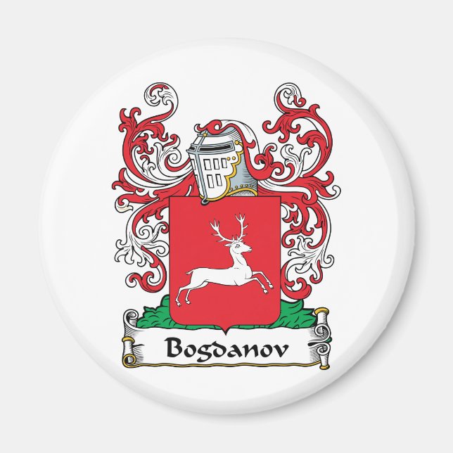 Íman Bogdanov Family Crest (Frente)