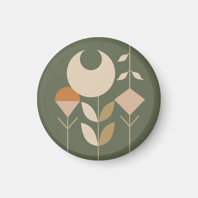 Íman Boho Abstrato Lily (Frente)