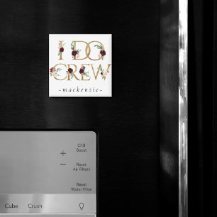 Íman Boho Bling Bachelorette Bridal Party I Do Creme