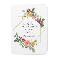 Boho Floral Botânico Salva A Data