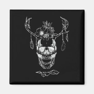 Íman Boho Halloween Skull