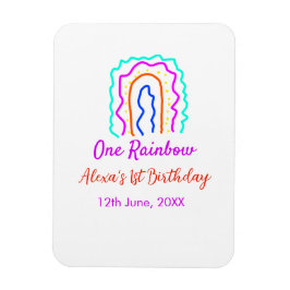 Íman Boho Rainbow, um aniversário de crianças brilhante