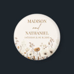 Íman Boho Wildflower Fllower Floral Casamento<br><div class="desc">Estes são os "Boho Wildflower Flower Wild Flower Floral Horden Magnets"!</div>