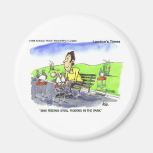 Íman Boinas de Stool Ofertas Engraçadas Camisetas e Col