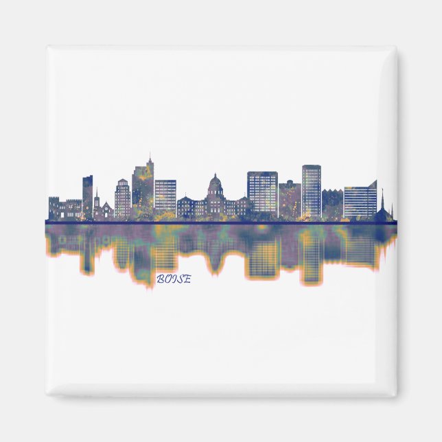 Íman Boise Skyline (Frente)